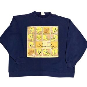 Vintage '97 Jerry Leigh designed Warner Bros. Tweety sweater XL